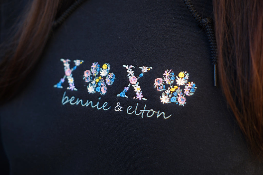Floral XOXO Paw Custom Sweatshirts