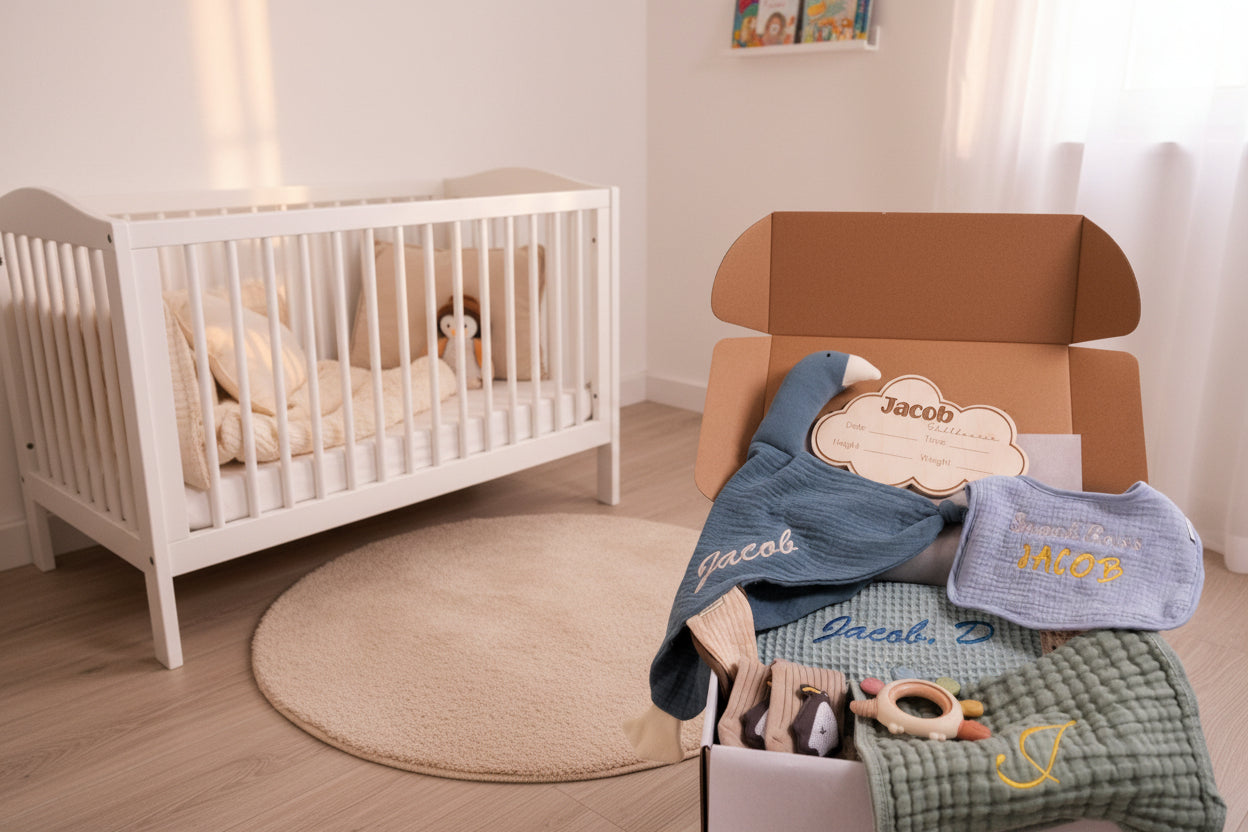Personalized Baby Boy Gift Box